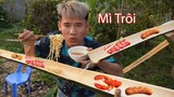 Hưng Troll | Lần Đầu Ăn Mì Trôi Ống Tre Siêu Hài Hước | Nagashi Somen