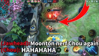 MOONTON NERF CHOU AGAIN | OUTPLAY MLBB