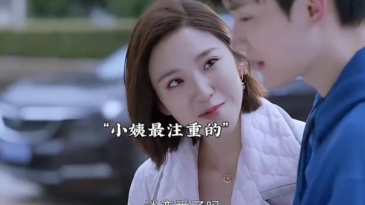 My aunt dotes on her nephew even more than his own mom does.