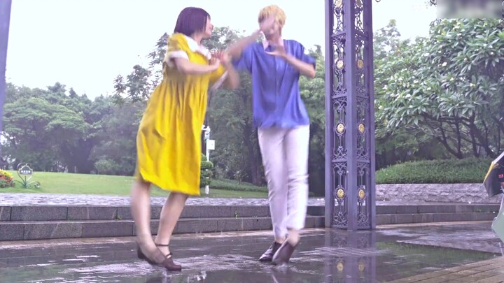 [Dynamic Youth Cos] lần đầu tiên tái tạo lại bảng phân cảnh khiêu vũ của op "メロウ"! Nhảy múa ngày mưa