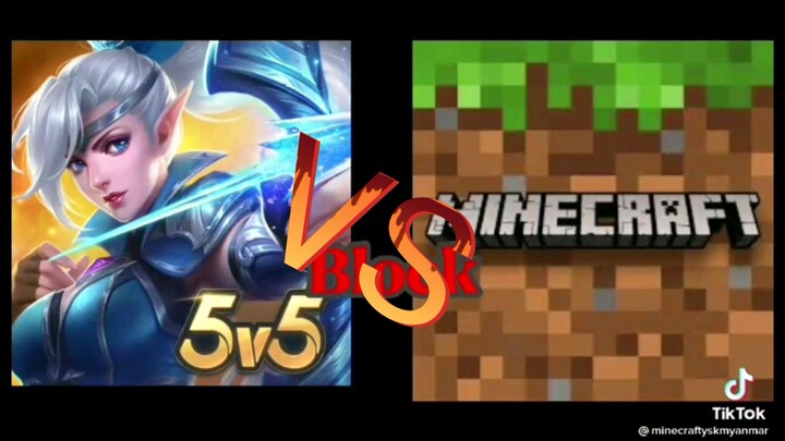 Minecraft VS Mobile legends🤫🤫🤫🤫