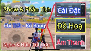 PUBG Mobile | Hiểu Rõ Hơn Về Cài Đặt Setting - Âm Thanh - Đồ Hoạ | Nghe & Nhìn Tốt Hơn | NhâmHNTV