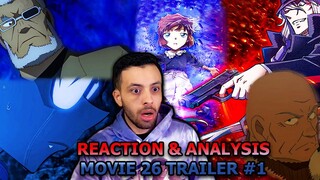 DETECTIVE CONAN - MOVIE 26 TRAILER #1 - REACTION & ANALYSE 🔥