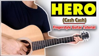 Hướng dẫn: Hero - Cash Cash ft. Christina Perri | Guitar Solo/Fingerstyle Guitar Tutorial Level 1