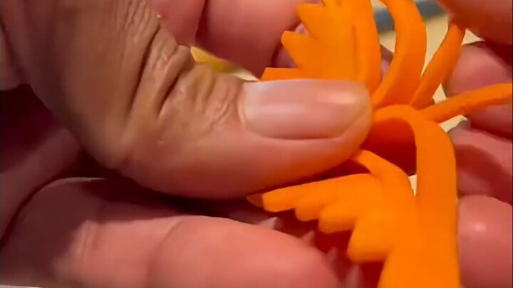 Carving Flowers Out of Radishes