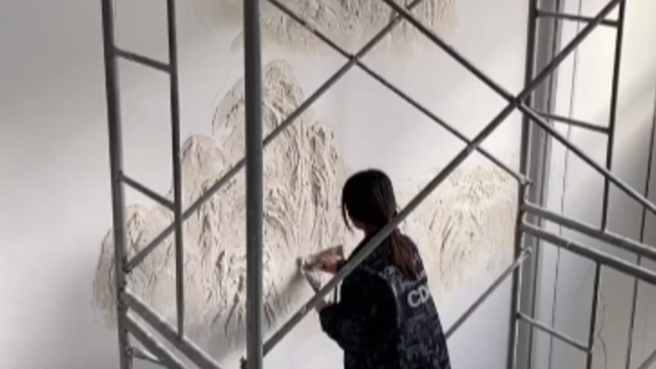 The mural artist rarely takes on jobs, but when they do, they enjoy a leisurely month-long project.