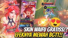 SKIN FANNY WAIFU GRATISS!? EFEKNYA MEWAHH BANGETT😍