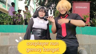 Nunnya lucu gemoy... #cosplay #yuliusalviano #melamarcosplayer #trending #anime