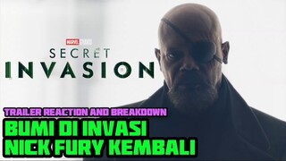 SKRULL MENGINVASI BUMI ! SECRET INVASION TRAILER REACTION & BREAKDOWN