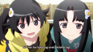 Zoku Owarimonogatari eps 1 (Sub Indo)