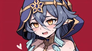 【原神】莱依拉：旅行者。。你在我睡觉的时候做了什么♡醒来感觉很奇怪。。。♥