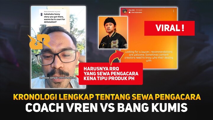 Kronologi Lengkap Coach Vren Sewa Pengacara ! Coach Vren vs Bang Kumis is Rill ?!