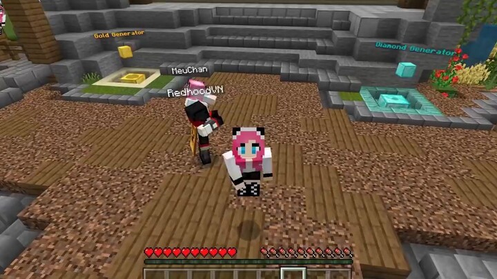 PANDA THỬ THÁCH 24 GIỜ ĐUA XE CÙNG REDHOOD VÀ MỀU TRONG MINECRAFT_REDHOOD MỀU LI