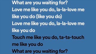 Love me like you do