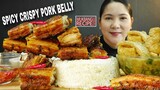 SPICY CRISPY LECHON BELLY SA AIR FRYER + MONGGO | COLLAB WITH @Momshie Aye Vlog