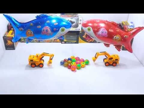 Pretend Play Fishing Camping Toys Fish Toys for Sea Animals! Family Fun Play Toys Activities