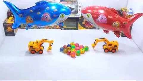 Pretend Play Fishing Camping Toys Fish Toys for Sea Animals! Family Fun Play Toys Activities