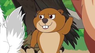 "Wild God Shrimp" 13, Omu Zoo, Shrimp becomes a nanny, Omu is so proud! #OriginalAnimation#ShrimpAni