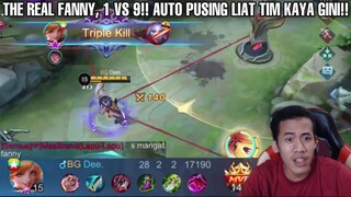 THE REAL FANNY 1 VS 9!! AUTO PUSING LIHAT TIM KAYA GINI, TIM KU ADALAH MUSUHKU MAZE2021!!