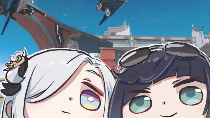 [The Truly Weak Lord of the Heart] is a close-up of Yelan & Shenhe!