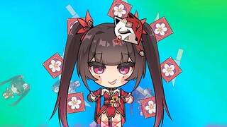 โอ้ ไม่นะ! คุณหญิงฮานาบิและลิงน้อยของเธอกำลังรุกราน Honkai Impact 3!