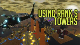 Rank S Towers Only | Tower Defense Simulator | ROBLOX