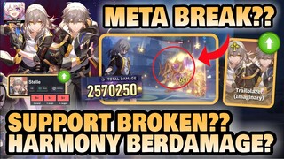 AKHIRNYA META BREAK?? Trailblazer Harmony Support Broken?!! 🤔 | Honkai: Star Rail