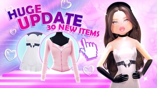 NEW HUGE UPDATE In DRESS To IMPRESS ROBLOX! 30+ New Items, 2 Sets, & MORE!