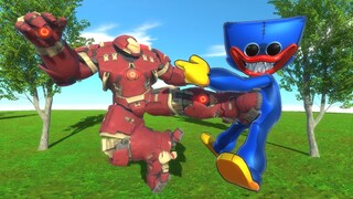 HULKBUSTER VS HUGGY WUGGY - Animal Revolt Battle Simulator