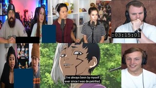 DR STONE EPISODE 9 REACTION MASHUP!!