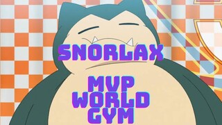 MVP WORLD GYM TOP 18 SNORLAX SOLO KILL - POKEMON WORLD