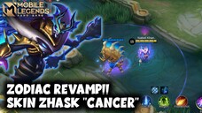 SAKIT BANGET DAMAGENYA!! SKIN ZODIAC REVAMP ZHASK "CANCER" | MOBILE LEGENDS BANG BANG