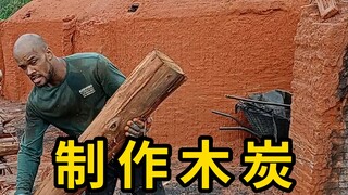 Making charcoal, primarily for smelting steel!