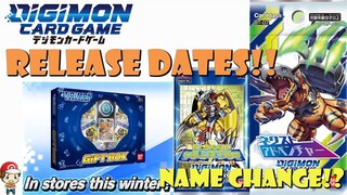 Digimon TCG Release Dates Confirmed! Name Change for BT7!? (Digimon TCG News)