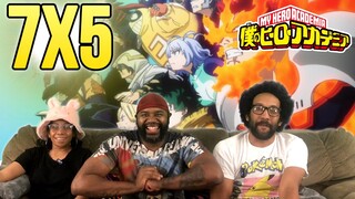 HEROS VS VILLAINS!  My Hero Academia 7x5 Reaction