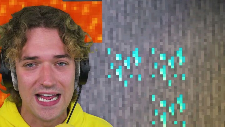 Minecraft but anything you step on you get