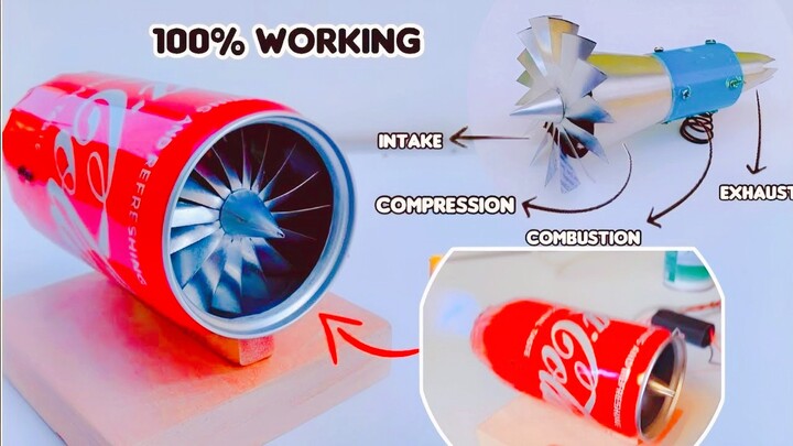 Making a Jet Engine from a Soda Can (Part 2)