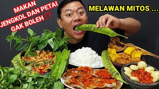 TERLALU ENAK ⁉️ SAMBEL SEMANGIT IKAN ASIN BALADO LALAPAN JENGKOL MENTAH  PETAI MENTAH  SAMBEL TERASI