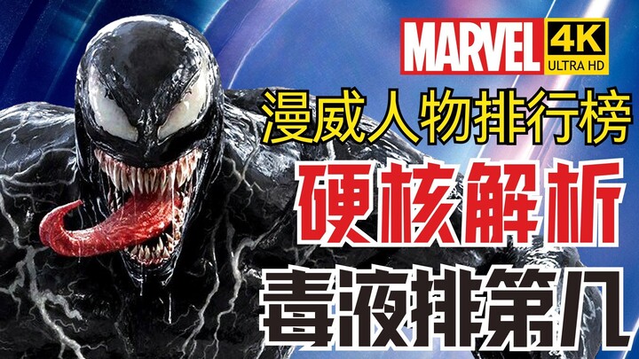 [Marvel Character Ranking] Venom’s Power Explained 4K HDR