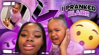 Boo Boo Prank On My Daughter Blair (HILARIOUS) 😂😭