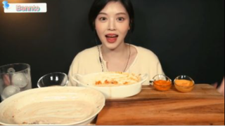Cơm kim chi, mì Ý sốt kem,...phần cuối #mukbang