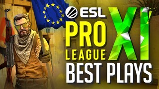 CS:GO - BEST PLAYS OF ESL PRO LEAGUE SEASON 11 EUROPE!