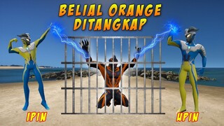 ULTRAMAN UPIN IPIN BERHASIL MENGALAHKAN DAN MENANGKAP ULTRAMAN BELIAL ORANGE - GTA 5 MOD