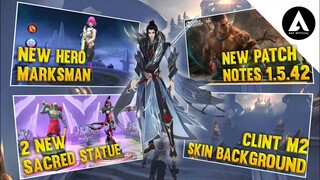 NEW PATCH NOTES 1.5.42 | NEW HERO BOUDICCA | LAPU-LAPU STARLIGHT SKIN | CLINT M2 SKINS