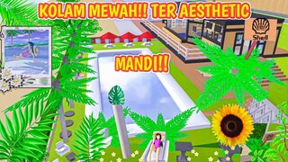 DEKOR KOLAM RENANG MEWAH AESTHETIC DI SAKURA SCHOOL SIMULATOR !! VER 1.038.00