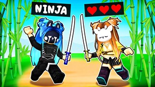 Playing as a NINJA in Roblox!