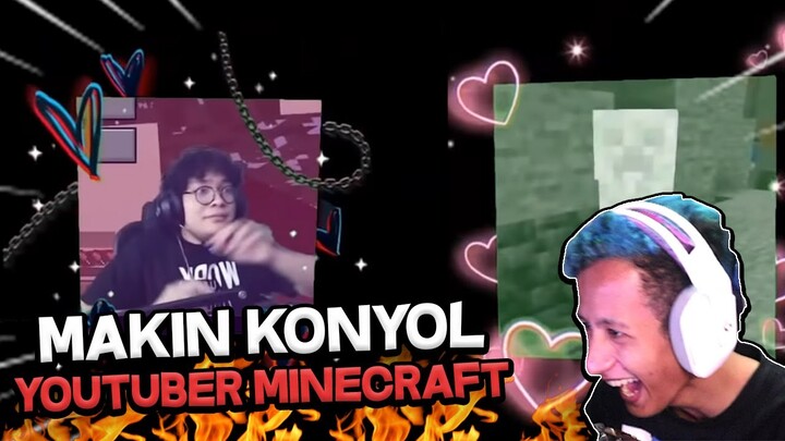 MAKIN HARI YOUTUBER MINECRAFT MAKIN KONYOL - REACTION MEME SUGAR CRASH