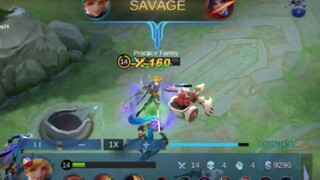 1v5 Savage Fanny Moment.!!