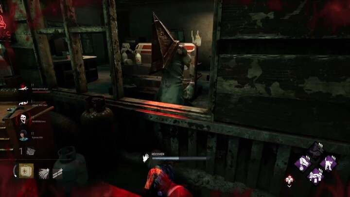 He tried to Avoid Blast Mine lol this killer got a sense of humor lmao DEAD BY DAYLIGHT