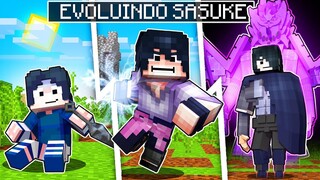 EVOLUINDO SASUKE PARA SASUKE DEUS no MINECRAFT!